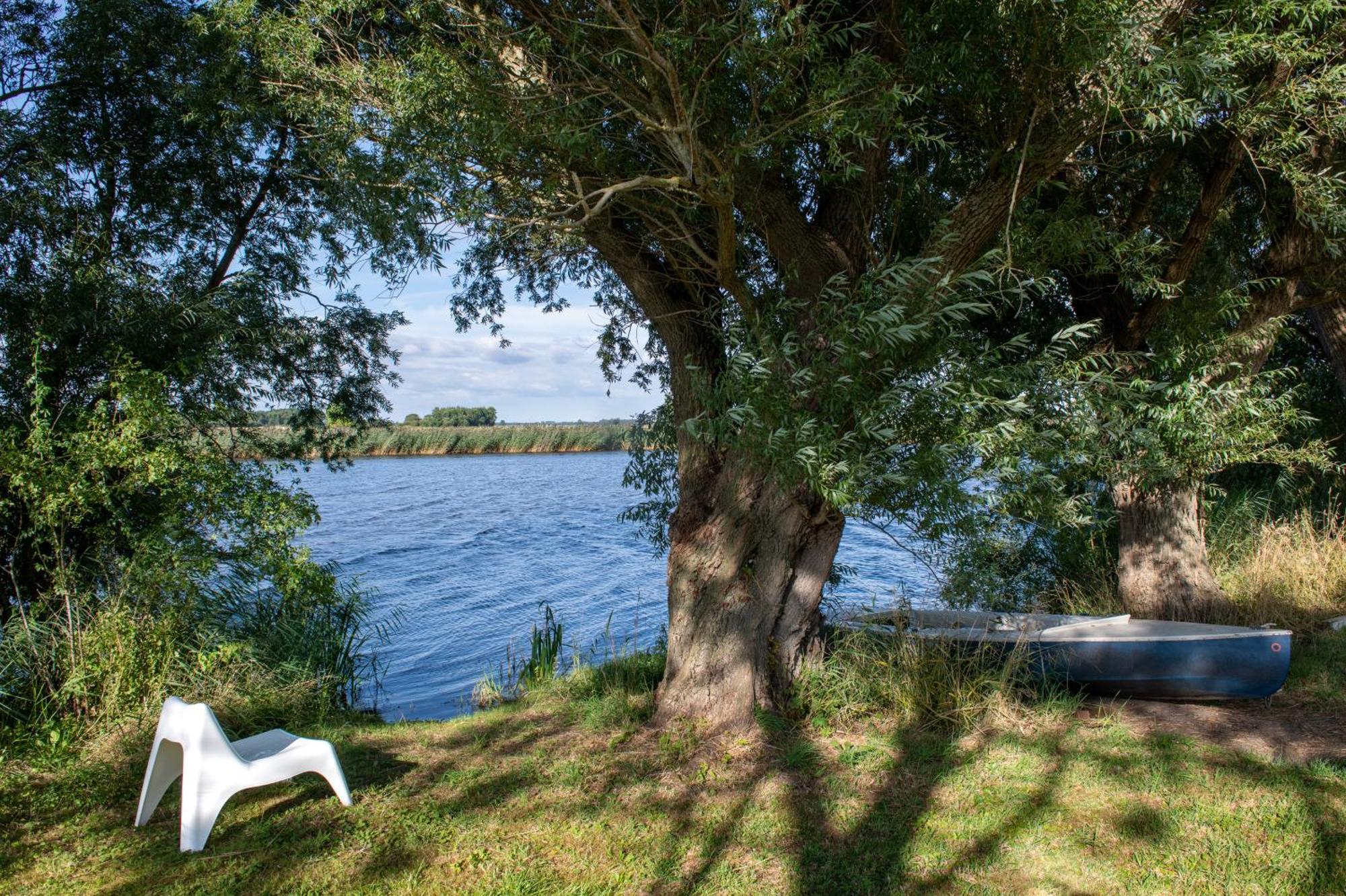 Reetdachhaus Eiderblick Breiholz Exterior foto